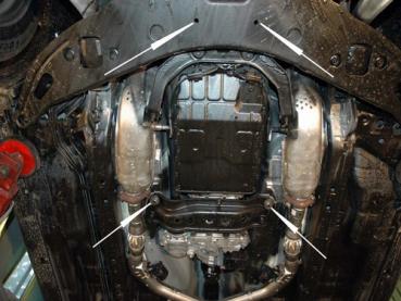 Unterfahrschutz Infiniti QX70, Typ S51, Motor 3.0 TD/3.5/3.7 ab Baujahr 08.2013 -