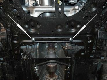 Unterfahrschutz Nissan Tiida, Typ C11, Motor 1.6 ab Baujahr 09.2007 - 12.2011