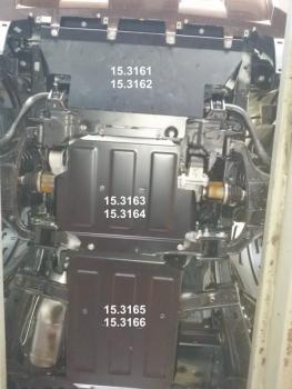 Unterfahrschutz Nissan NP300 Navara, Typ D23, Motor 2.3 dCi 4x4 ab Baujahr 07.2014 -