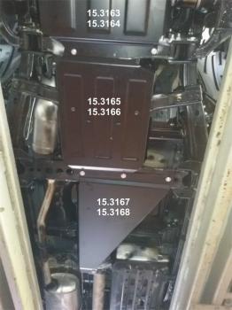 Unterfahrschutz Nissan NP300 Navara, Typ D23, Motor 2.3 dCi 4x4 ab Baujahr 07.2014 - 2018