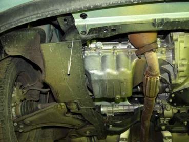 Unterfahrschutz Opel Corsa C (original Befestigung), Typ C, Motor 1.0/1.2/1.4 ab Baujahr 09.2000 - 07.2006