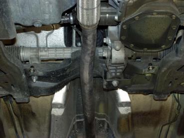 Unterfahrschutz Opel Corsa C (befestigt mit Montagesatz), Typ C, Motor 1.0/1.2/1.4 ab Baujahr 09.2000 - 07.2006