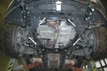 Unterfahrschutz Opel Mokka, Typ J-A, Motor alle ab Baujahr 06.2012 -