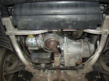Unterfahrschutz Peugeot 407, Typ 6*, Motor 1.6/1.8/2.0/2.0 HDI ab Baujahr 05.2004 - 2006