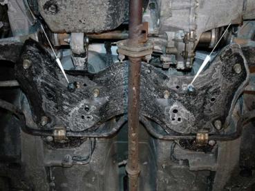 Unterfahrschutz Peugeot 206 (gebaut im Iran), Typ 2*, Motor 1.4/1.6 ab Baujahr 2006 -