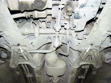 Unterfahrschutz Renault Kangoo, Typ KC/FC, Motor 1.5 dCi/1.8 D ab Baujahr 04.2003 - 09.2005