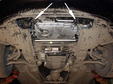 Unterfahrschutz Skoda Superb, Typ 3U, Motor alle ab Baujahr 12.2001 - 03.2008