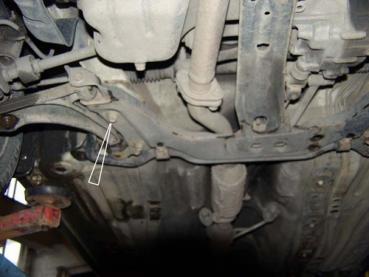 Unterfahrschutz Suzuki Baleno, Typ EG, Motor 1.3/1.6/1.8/1.9D ab Baujahr 03.1995 - 05.2002