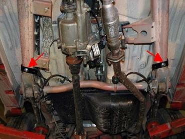 Unterfahrschutz Suzuki Jimny, Typ FJ, Motor 1.3 (4WD) ab Baujahr 09.1998 -