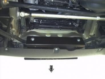 Unterfahrschutz Suzuki Jimny, Typ FJ, Motor 1.3 (4WD)/1.5 D ab Baujahr 2003 - (nicht mit Lenkungsdämpfer und EU-Personenschutzbügel montierbar)