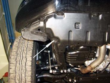 Unterfahrschutz Toyota RAV4 III, Typ A3, Motor 2.0/2.2 D ab Baujahr 11.2005 - 04.2010