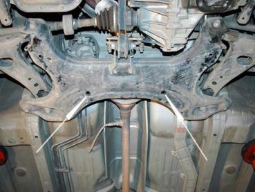 Unterfahrschutz Toyota Prius I, Typ NHW10/11, Motor 1.5 Hybrid ab Baujahr 12.1997 - 01.2004