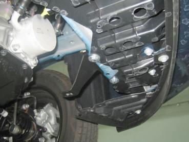 Unterfahrschutz Toyota Yaris, Typ P13, Motor 1.0,1.3 ab Baujahr 12.2010 -