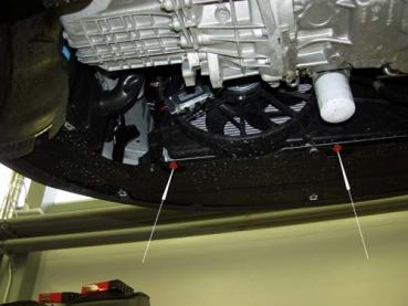 Unterfahrschutz Volvo V50, Typ MW, Motor 2.4 ab Baujahr 04.2004 - 12.2012