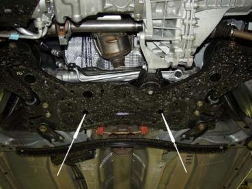 Unterfahrschutz Volvo V50, Typ MW, Motor 2.4 ab Baujahr 04.2004 - 12.2012