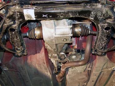 Unterfahrschutz VW Pointer (gebaut in Brasilien), Motor 1.8 ab Baujahr 1994 - 1996
