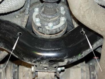 Unterfahrschutz VW Touareg, Typ 7L, Motor 3.6 V6 ab Baujahr 10.2002 - 05.2010