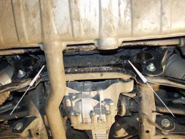 Unterfahrschutz VW Touareg, Typ 7L, Motor 3.6 V6 ab Baujahr 10.2002 - 05.2010
