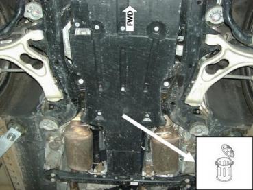 Unterfahrschutz VW Touareg, Typ 7P, Motor 3.0 TDI/4.2 TD ab Baujahr 01.2010 - 03.2018