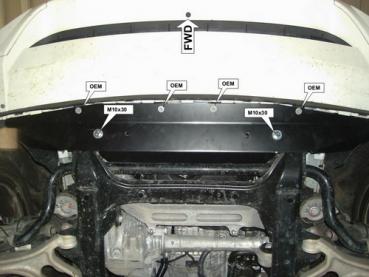 Unterfahrschutz VW Touareg, Typ 7P, Motor 3.0 TDI/4.2 TD ab Baujahr 01.2010 - 03.2018