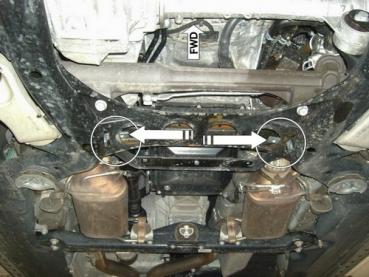 Unterfahrschutz VW Touareg, Typ 7P, Motor 3.0 TDI/4.2 TD ab Baujahr 01.2010 - 03.2018