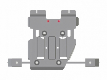 Unterfahrschutz VW Amarok (ohne seitliche Trittbretter/Schwellerschutzrohre), Typ 2H/S1B, Motor 2.0 TDI/3.0 TD V6 ab Baujahr 06.2016 -