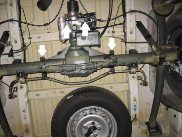 Unterfahrschutz VW Crafter, Typ SY/SZ, Motor 2.0 TDI, Baujahr 09.2016 -