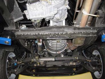 Unterfahrschutz SsangYong Rexton I (gebaut in Korea), Typ RJ, Motor 2.3/2.8 ab Baujahr 08.2004 - 2006