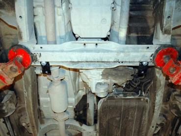 Unterfahrschutz SsangYong Rexton I, Typ RJ, Motor 2.7 TD/2.7 Xdi/2.9 TD/3.2 (4WD) ab Baujahr 08.2004 - 2006