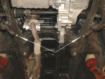 Unterfahrschutz SsangYong New Actyon/Korando, Typ CK, Motor 2.0D AT/MT ab Baujahr 07.2010 -
