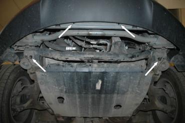 Unterfahrschutz SsangYong New Actyon/Korando, Typ CK, Motor 2.0D AT/MT/2.0 MT ab Baujahr 07.2010 -