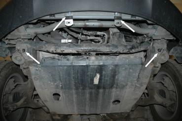 Unterfahrschutz SsangYong New Actyon/Korando, Typ CK, Motor 2.0D AT/MT/2.0 MT ab Baujahr 07.2010 -