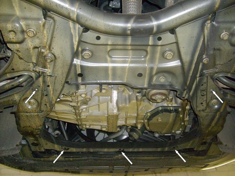 Unterfahrschutz (Schutzplatte) Motor, für Vito / V-Klasse 447 4WD, 1.