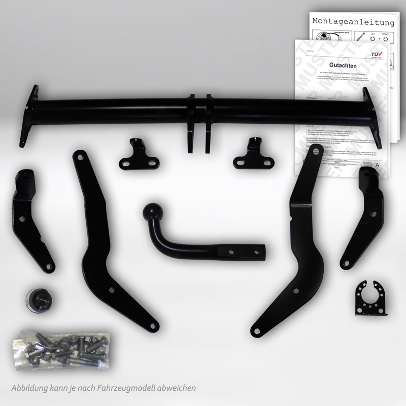 Anhängelasterhöhung Fiat Doblo L1, Typ E ab Baujahr 06.2022 auf bis zu 2.100 kg