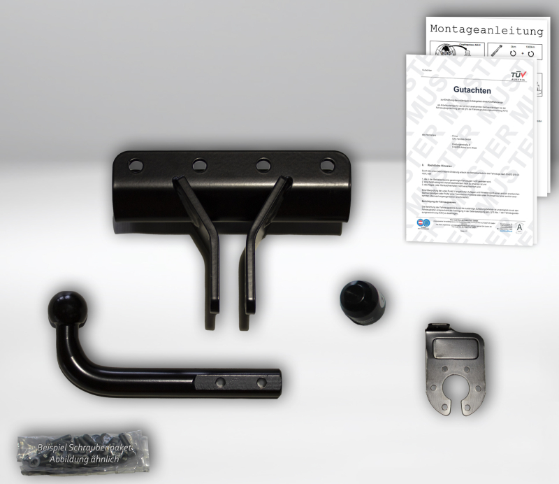 Anhängelasterhöhung Jeep Gladiator, Typ JT ab Baujahr 04.2021 auf bis zu 3.500 kg (starr)