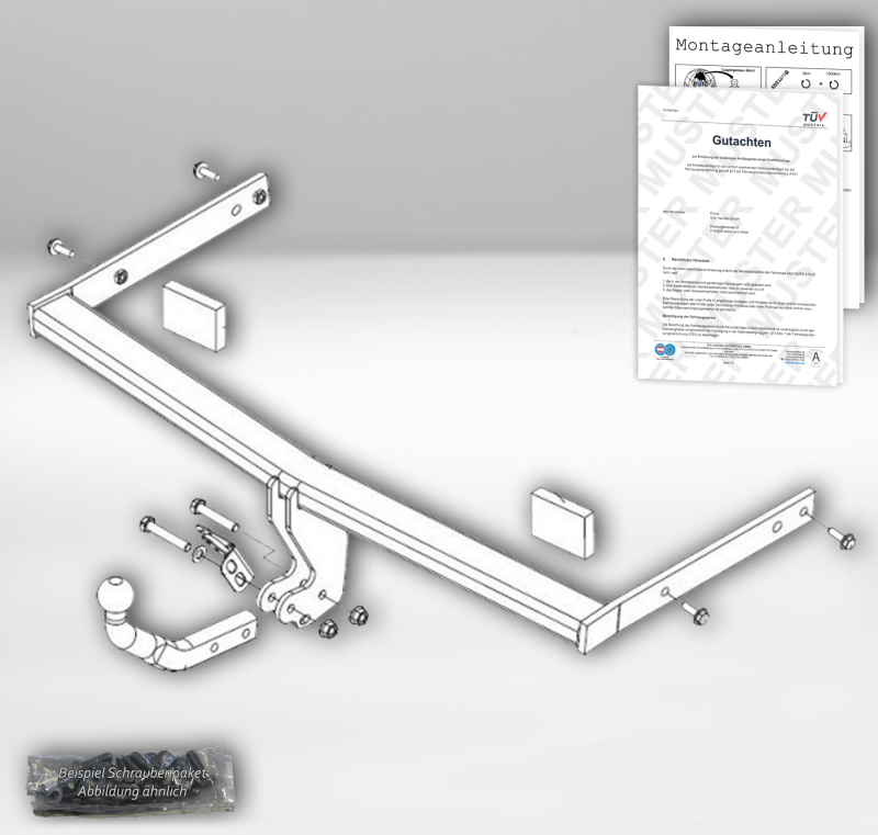 Anhängelasterhöhung Skoda Octavia, Typ 1Z ab Baujahr 02.2004 auf bis zu 1.900 kg (Starr)