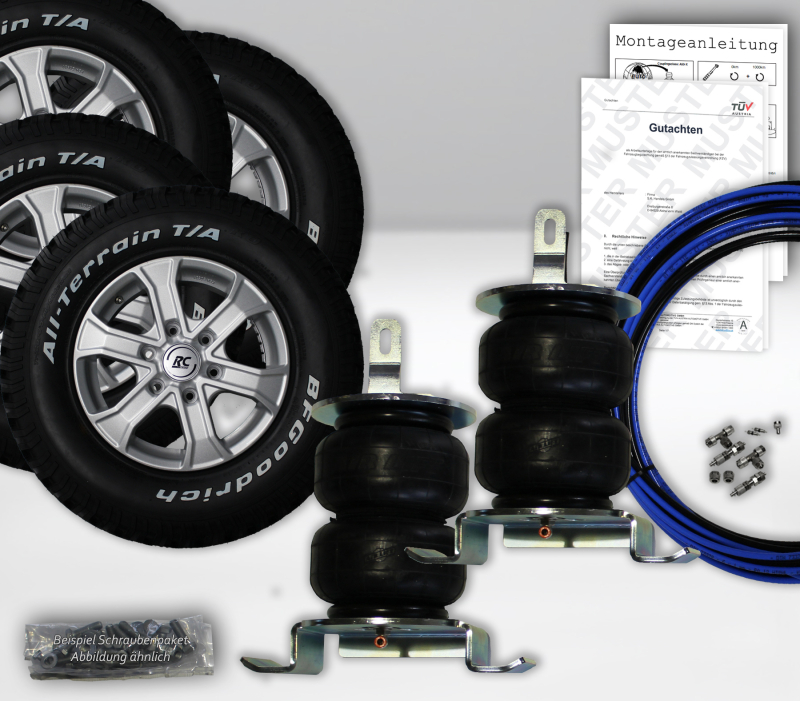 Auflastung VW Amarok, Typ T1 ab Baujahr 09.2022 auf 3.500 kg Gesamtgewicht