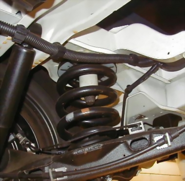 Höherlegung VW Transporter, Typ T6, Baujahr 04.15.. (4 Haupt-Federn) + Bilstein Stoßdämpfer B6 Komfort