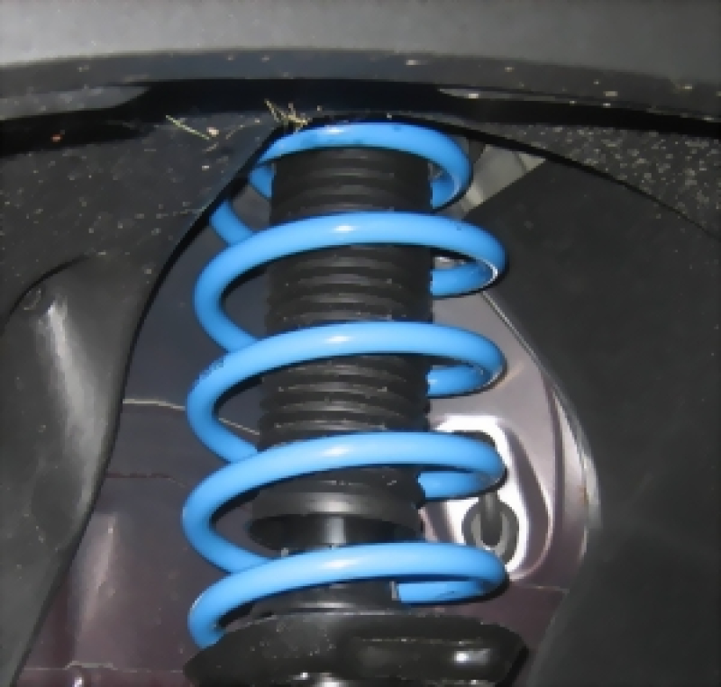 Höherlegung Peugeot e-Rifter, Typ E, Baujahr 07.21.. (Mindestladung 200 kg/mit schwarzen Gummi-Endanschlägen)