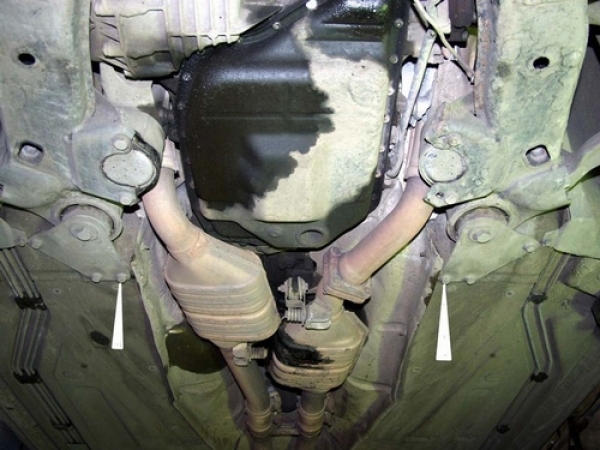 Unterfahrschutz Audi A8, Typ 4D, Motor 3.7/4.2 ab Baujahr 03.1994 - 09.2002