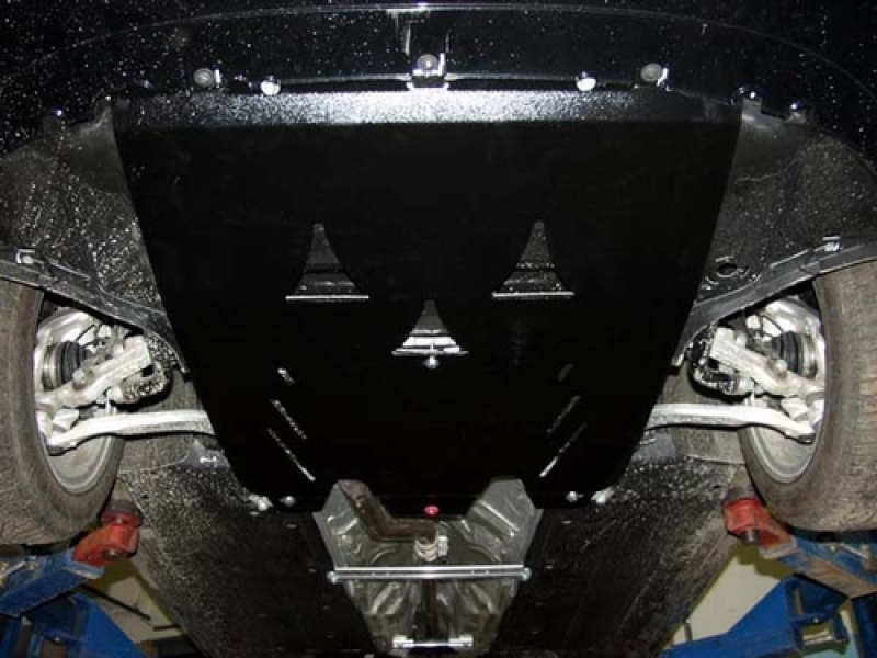 Unterfahrschutz Audi A4 (Montage überOE Abdeckung), Typ 8E/B7, Motor alle ausser Quattro ab Baujahr 11.2004 - 06.2008