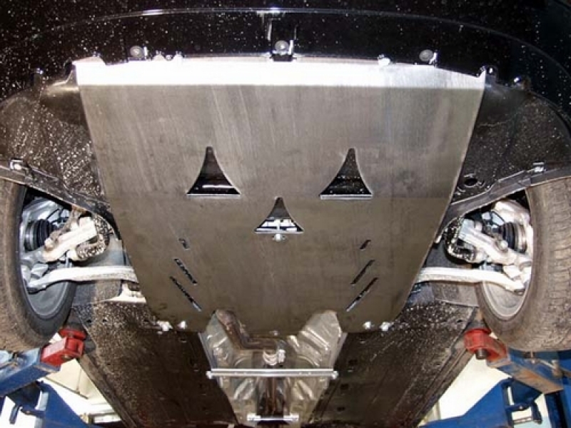 Unterfahrschutz Audi A4 (Montage überOE Abdeckung), Typ 8E/B7, Motor alle ausser Quattro ab Baujahr 11.2004 - 06.2008