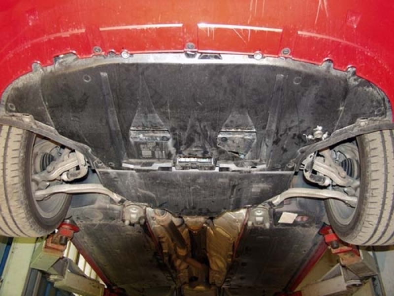Unterfahrschutz Audi A4 Quattro/S-Line (Montage über OE Abdeckung), Typ 8E/B7, Motor 2.0 TDI/2.0 TFSI ab Baujahr 11.2004 - 06.2008