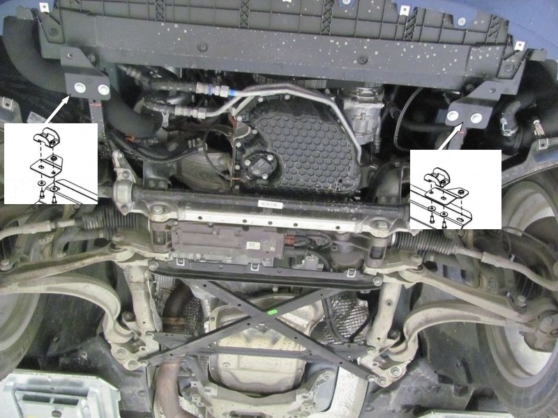 Unterfahrschutz Audi Q5, Typ 8R, Motor 2.0 TFSI AT (DSG) ab Baujahr 11.2008 - 05.2017