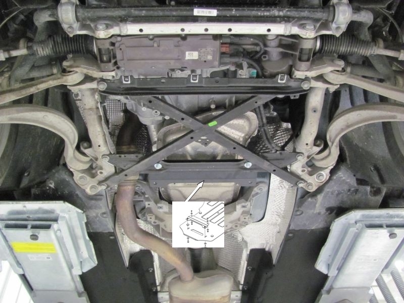 Unterfahrschutz Audi Q5, Typ 8R, Motor 2.0 TFSI AT (DSG) ab Baujahr 11.2008 - 05.2017