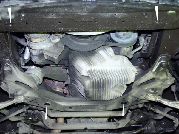 Unterfahrschutz BMW 5er, Typ E34, Motor alle ausser 2.5 (4x4) ab Baujahr 12.1987 - 01.1997