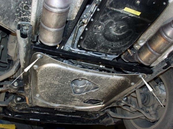 Unterfahrschutz BMW X5, Typ E53, Motor alle ausser 4.8 ab Baujahr 05.2000 - 12.2006