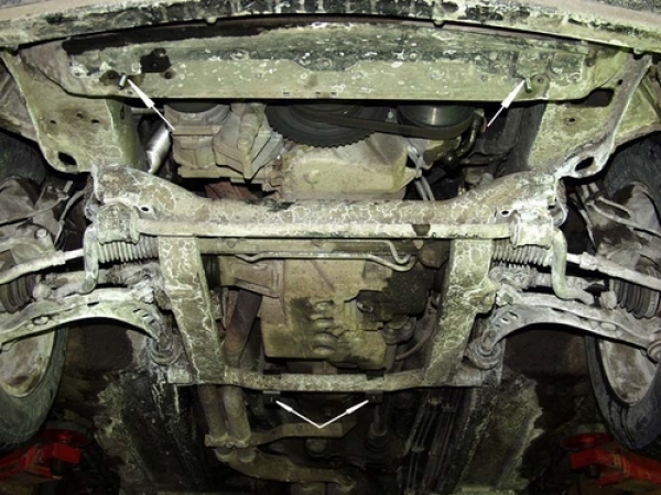 Unterfahrschutz BMW 5er, Typ E34, Motor 2.5 (4x4) ab Baujahr 12.1987 - 01.1997