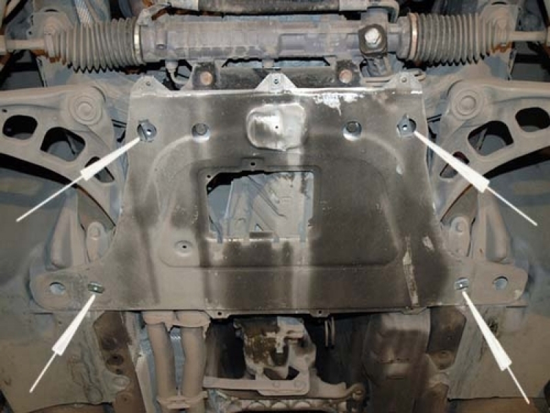 Unterfahrschutz BMW 3er, Typ E46, Motor 2.1/2.5 ab Baujahr 09.2000 - 12.2007
