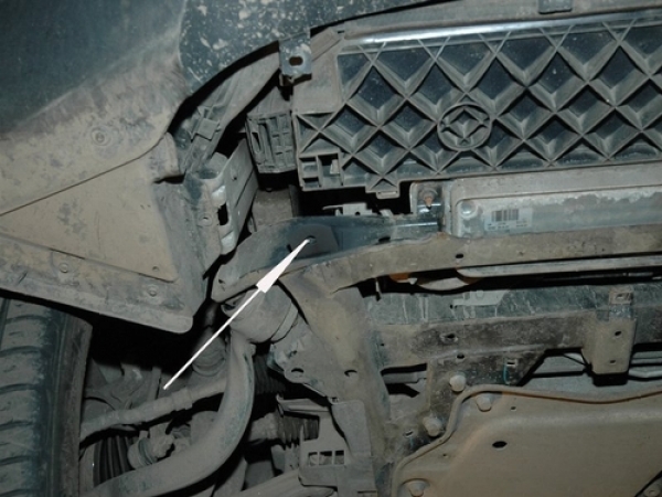 Unterfahrschutz BMW X6, Typ E71/E72, Motor 3.0/4.4/3.0 TDI ab Baujahr 05.2008 - 06.2014